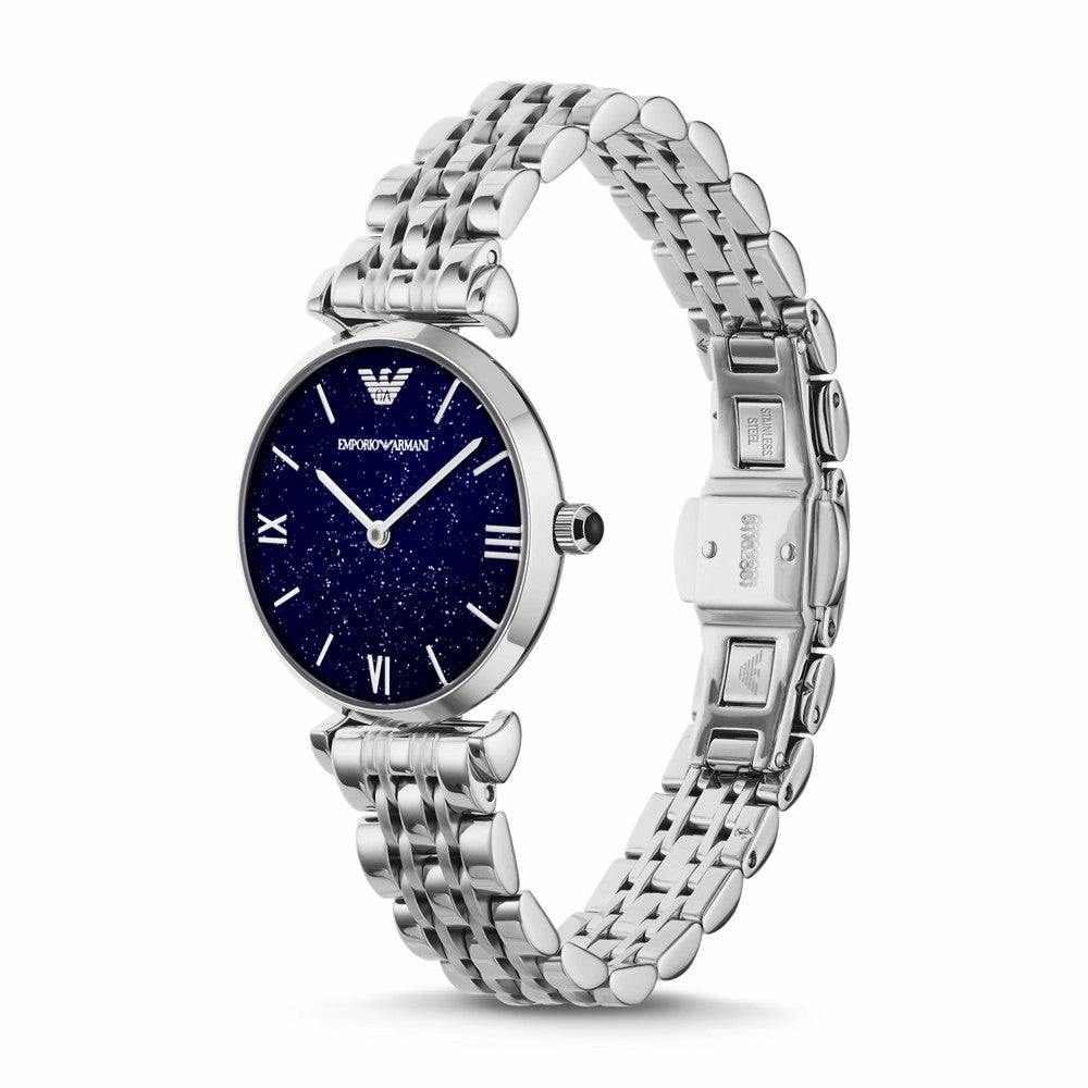 Emporio Armani Women's Two-Hand Stainless Steel Watch AR11091