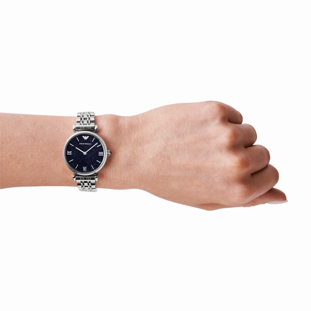 Emporio Armani Women's Two-Hand Stainless Steel Watch AR11091