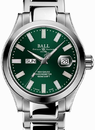 Engineer III Marvelight Chronometer Day-Date Green - Ltd Ed 1000pcs Ref. NM9036C-S1C-GRR
