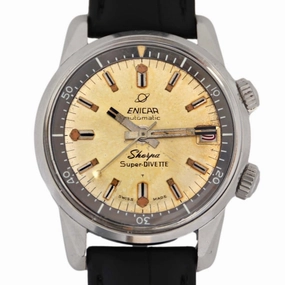 Enicar Sherpa Super-Divette 144-35-01 'Tropical Champagne dial'