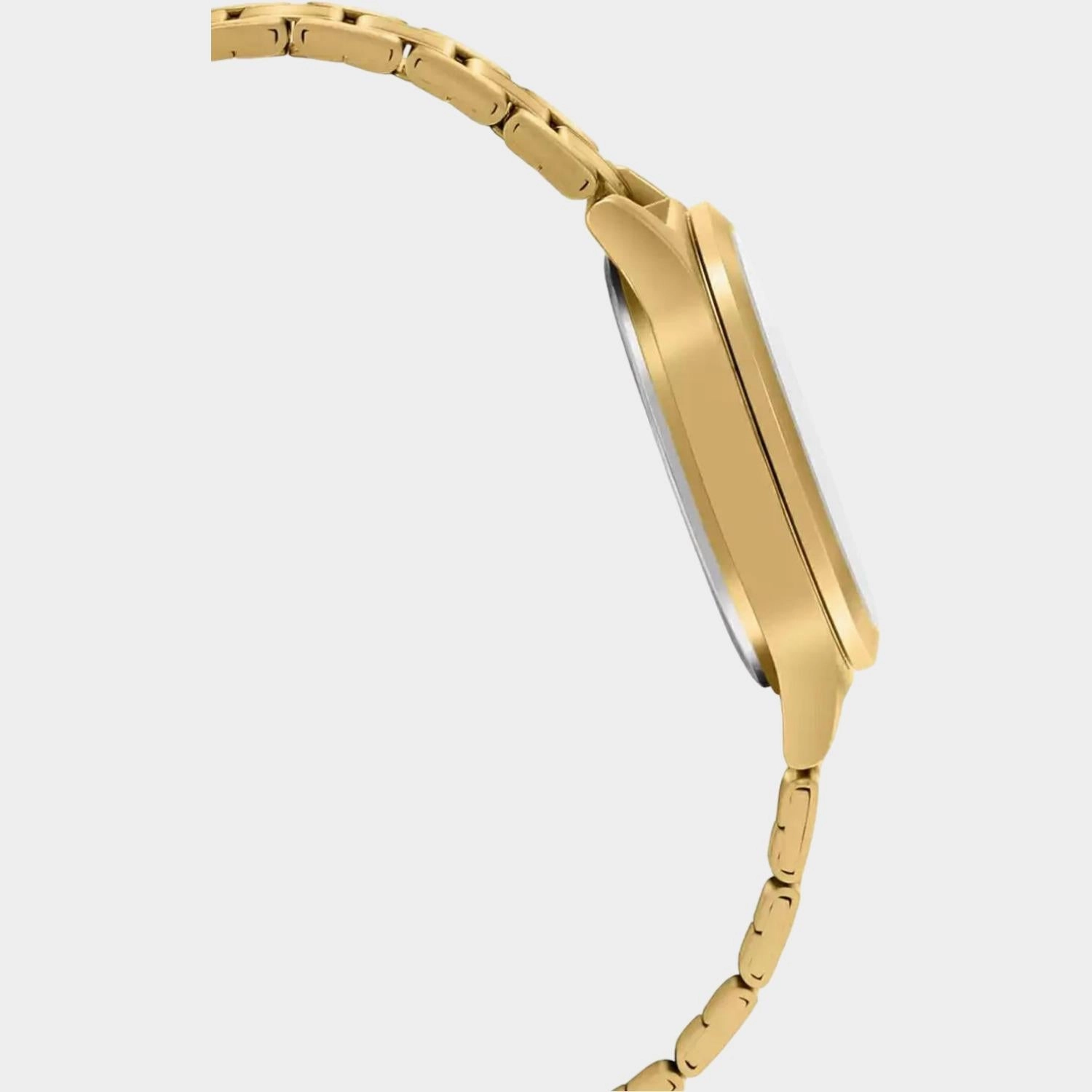 Enticer Women Gold Chronograph Stainless Steel Watch A1914 - LTP-V300G-1AUDF A1914
