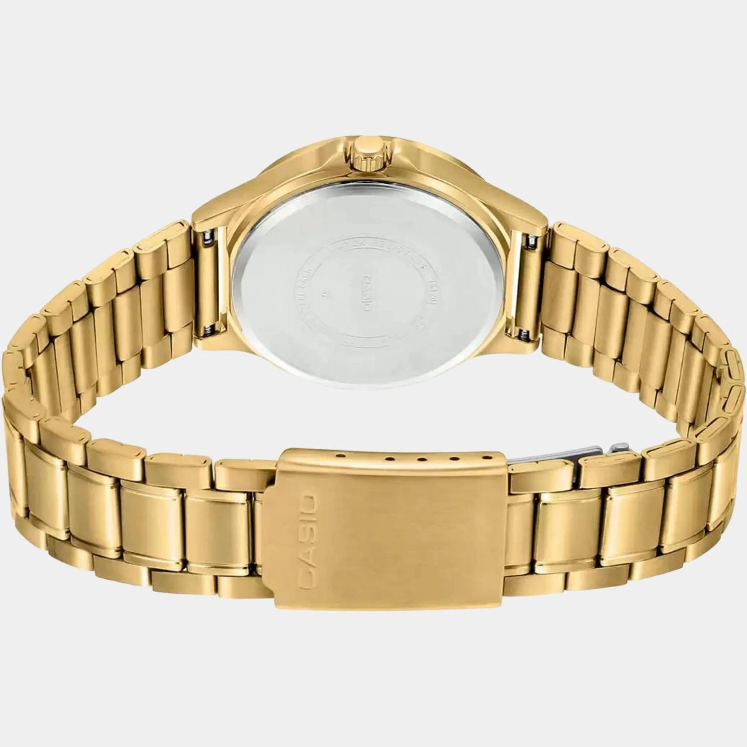 Enticer Women Gold Chronograph Stainless Steel Watch A1914 - LTP-V300G-1AUDF A1914