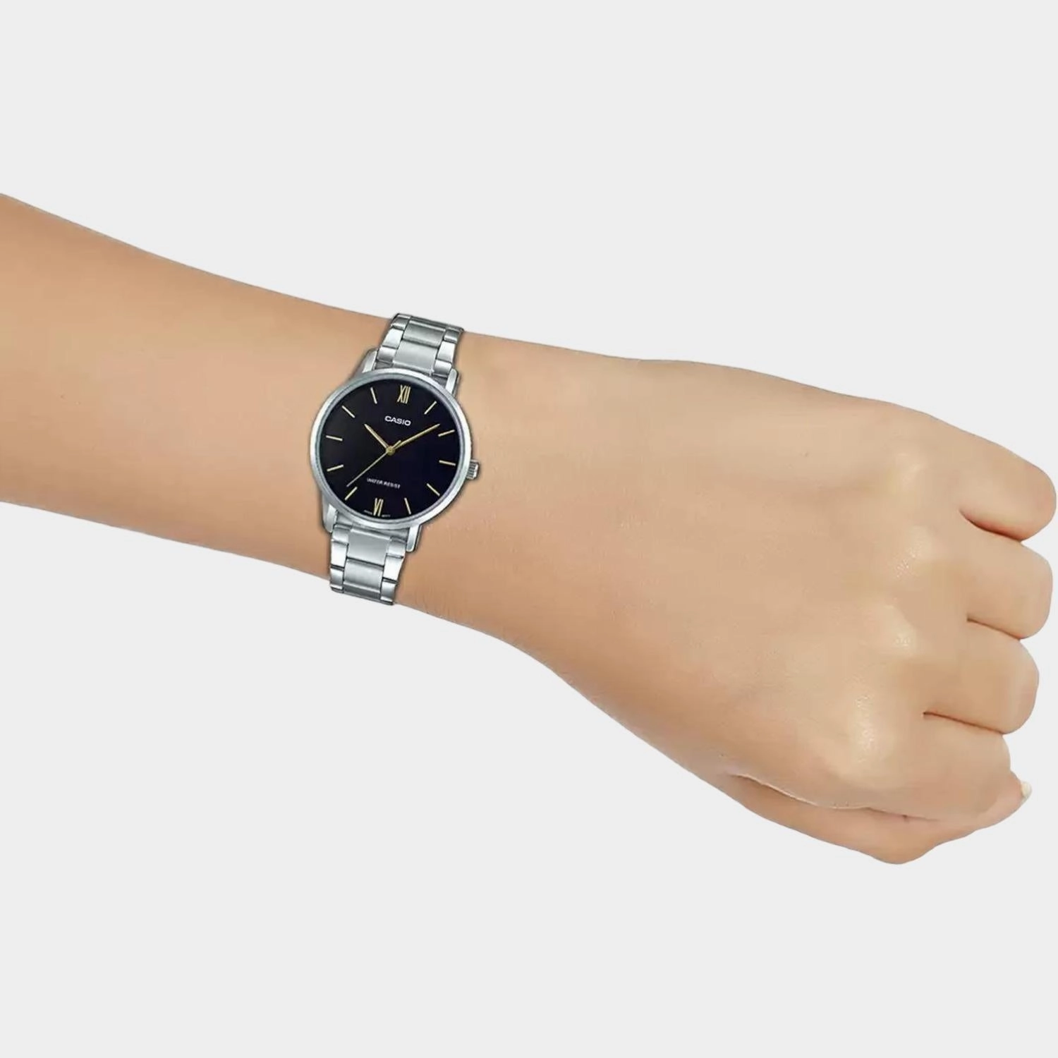 Enticer Women's Analog Stainless Steel Watch A1622 - LTP-VT01D-1BUDF