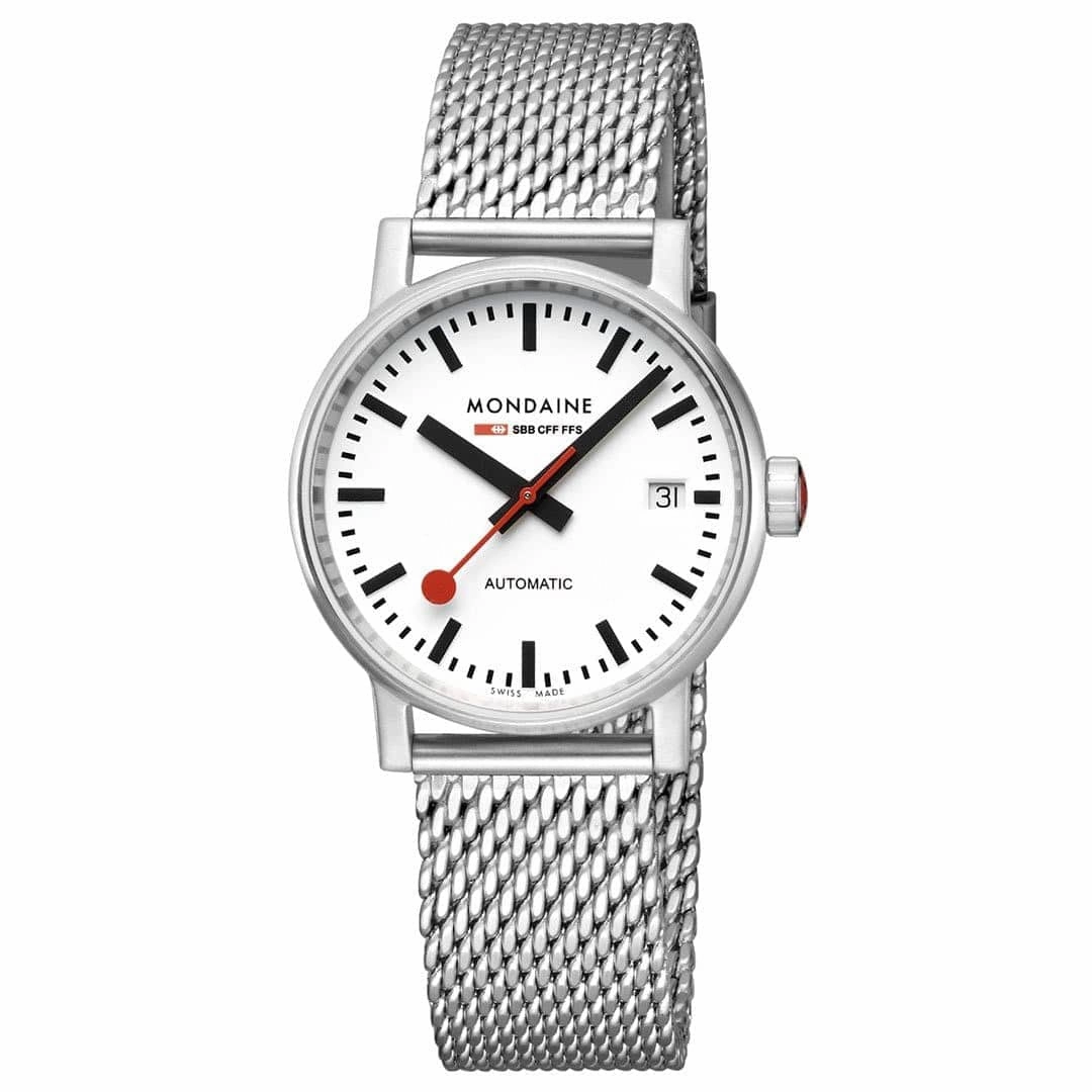 Evo2, Automatic, Polished Steel, 35 mm, Stainless Steel