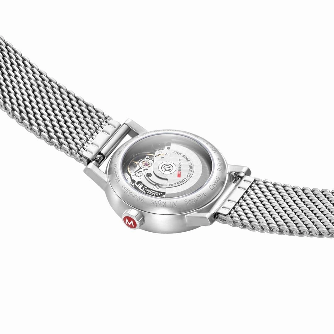 Evo2, Automatic, Polished Steel, 35 mm, Stainless Steel