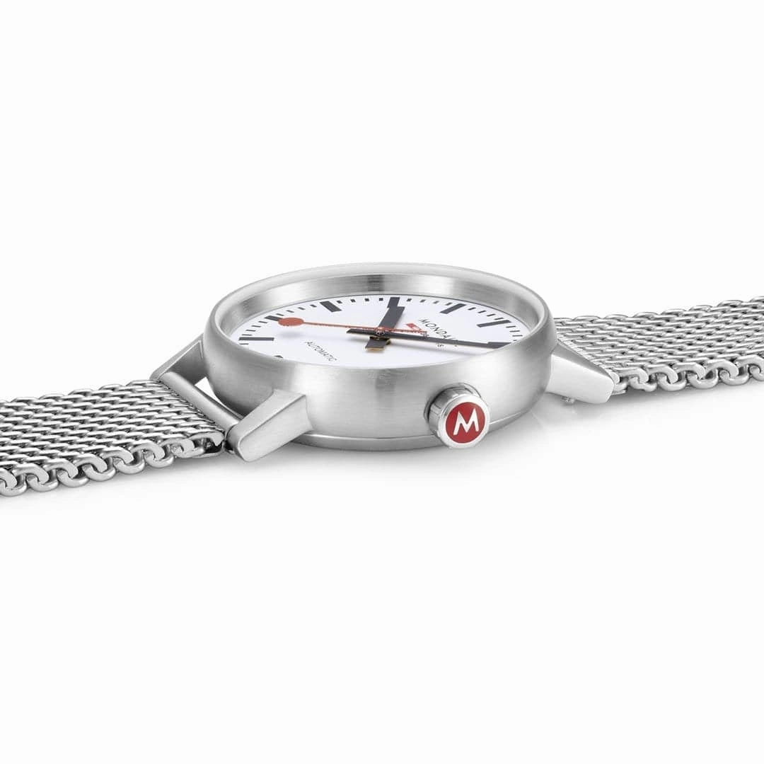Evo2, Automatic, Polished Steel, 35 mm, Stainless Steel