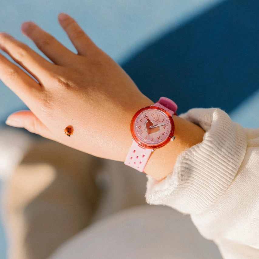 Flik Flak Fizz in Pink Bubbly Hours Kids Watch FCNP004