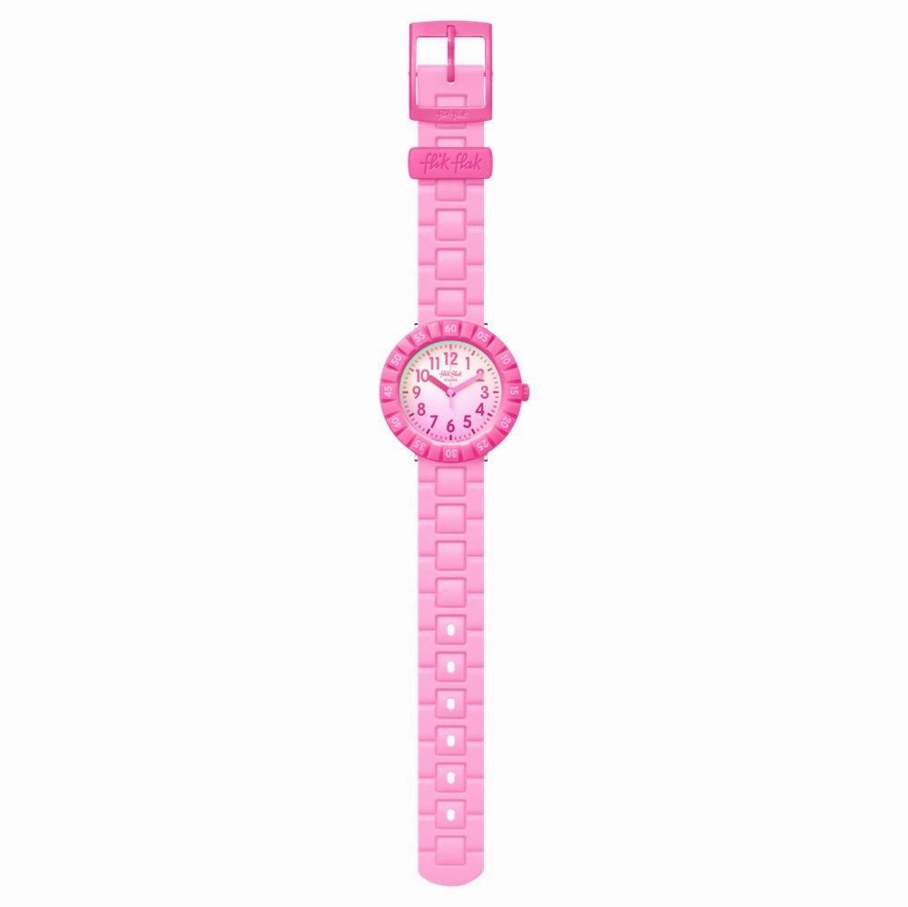 Flik Flak Pink Splash Kids Watch FCSP125