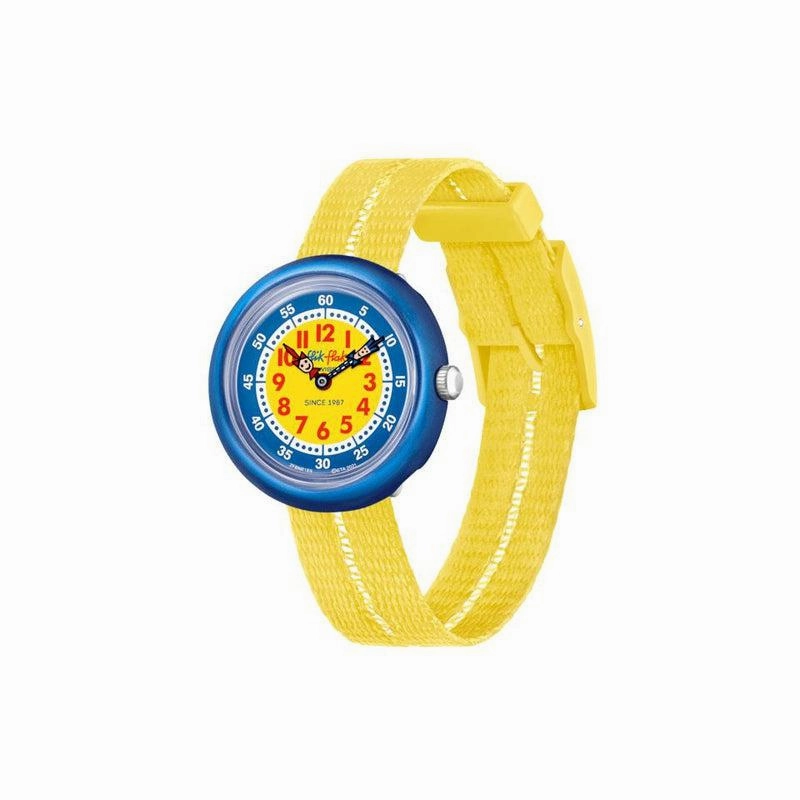 Flik Flak RETRO YELLOW Watch FBNP189