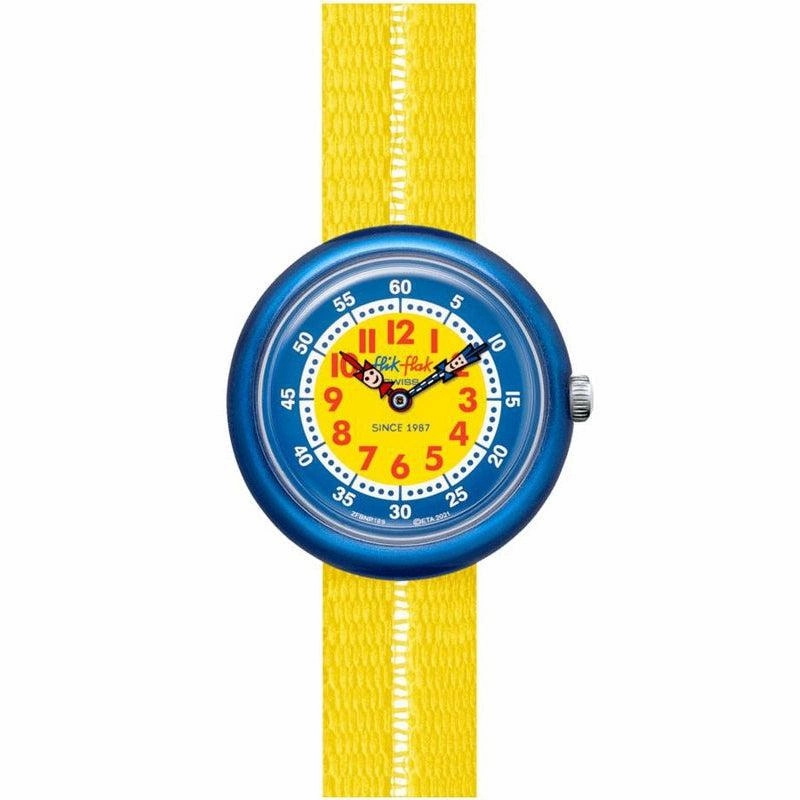 Flik Flak RETRO YELLOW Watch FBNP189