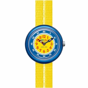 Flik Flak RETRO YELLOW Watch FBNP189
