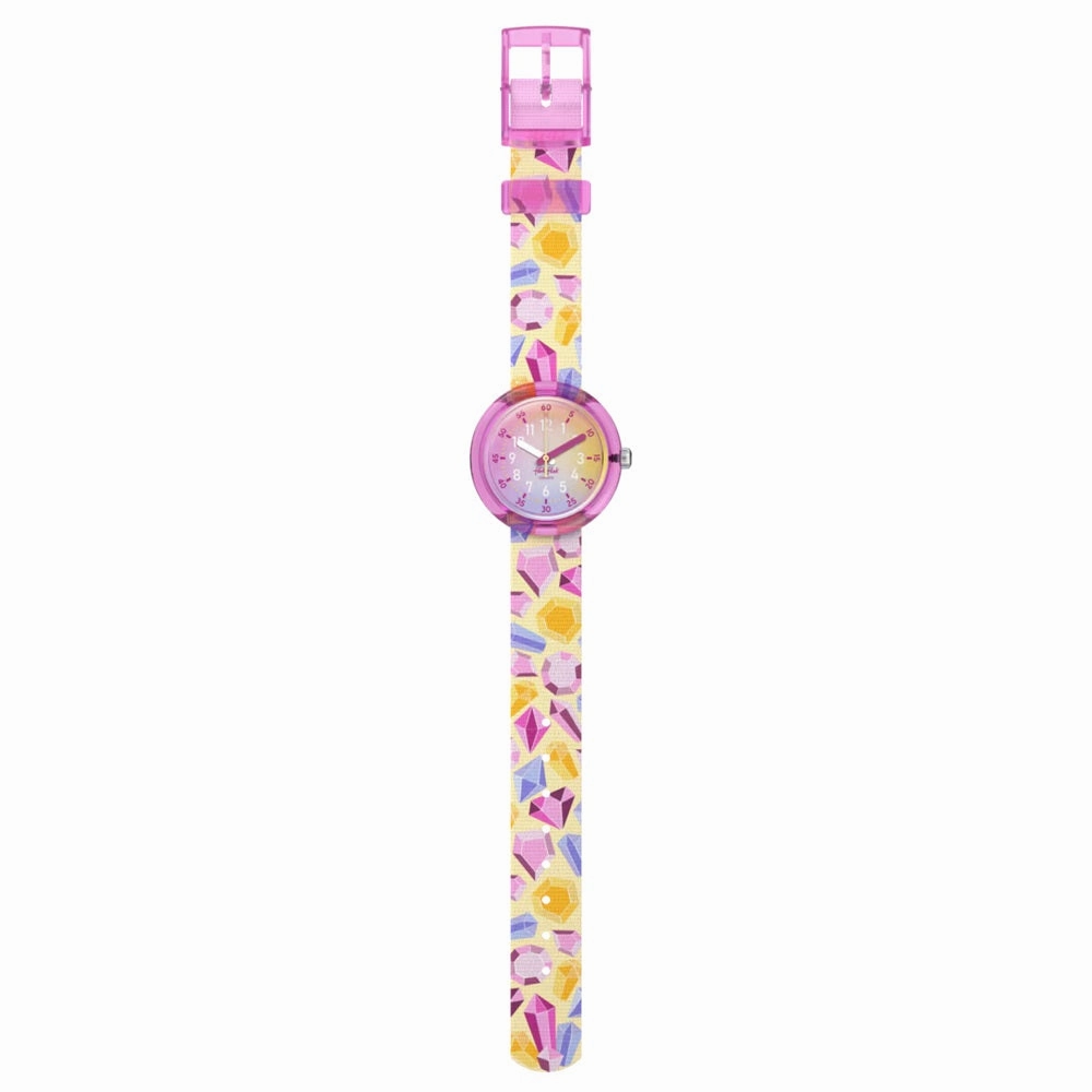 Flik Flak Sparkling Gemstones Kids Watch FPNP155