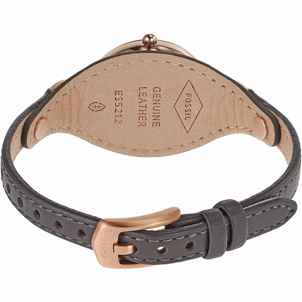 FOSSIL ES5212P LEATHER WOMEN WATCH