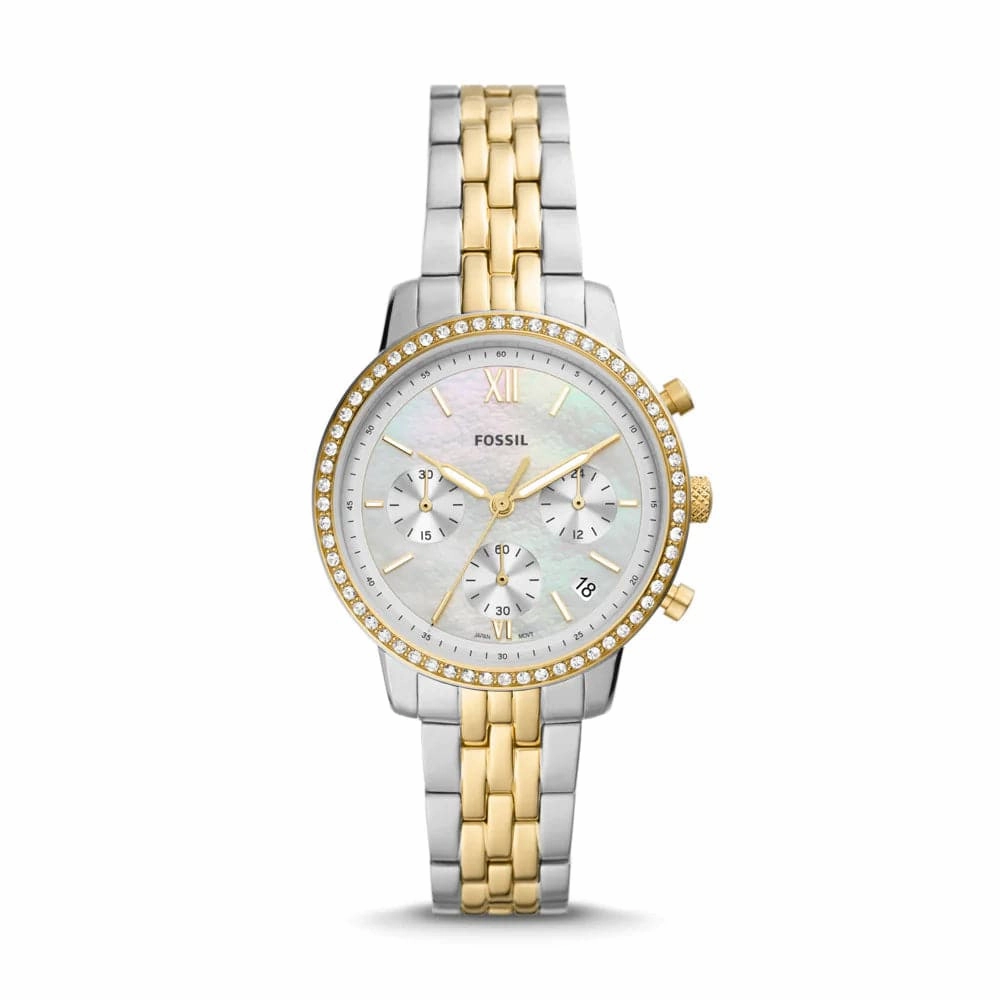 FOSSIL ES5216P STAINLESS STEEL CHRONOGRAPH WOMEN WATCH