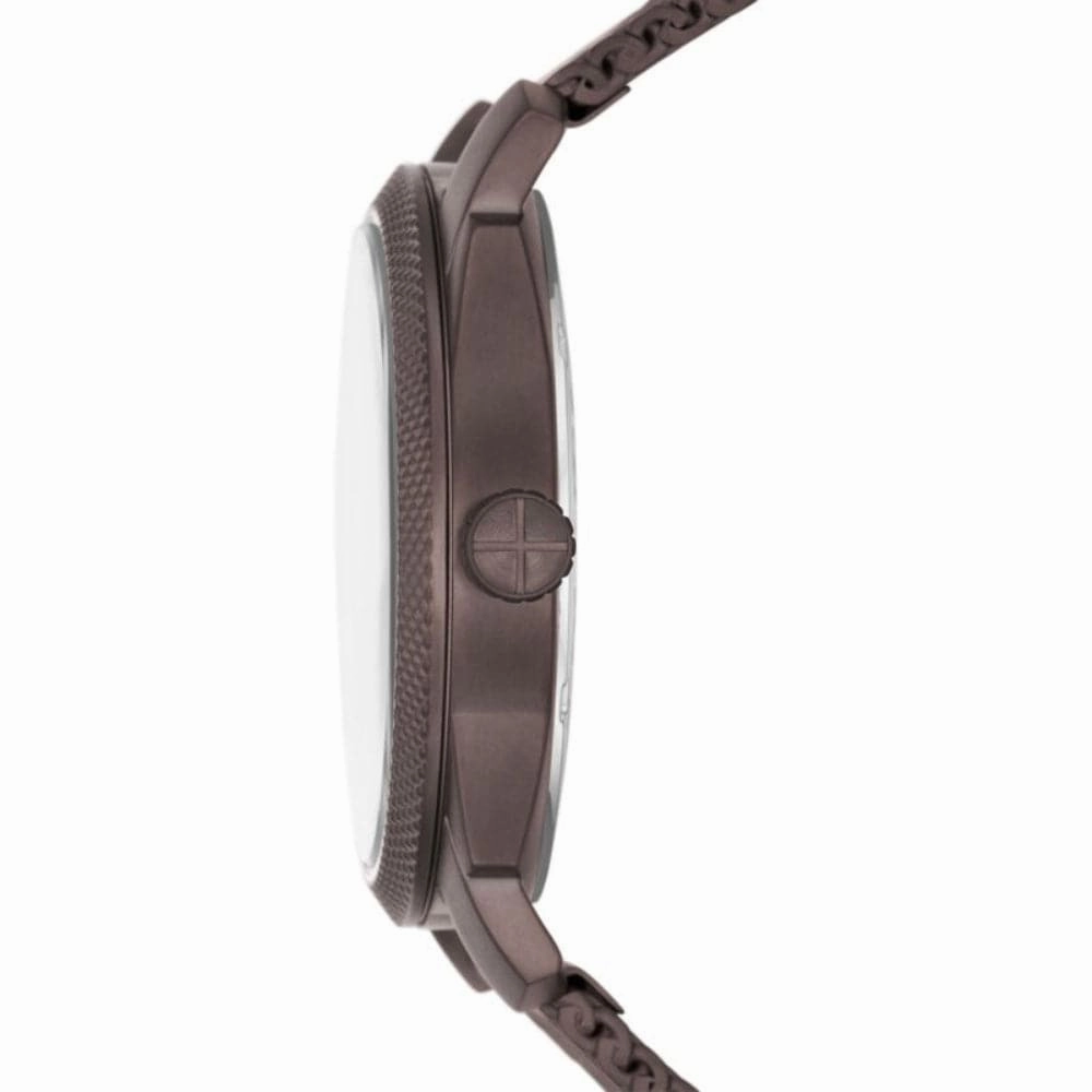 Fossil Machine Brown Milanese Strap Men Watch FS5936P