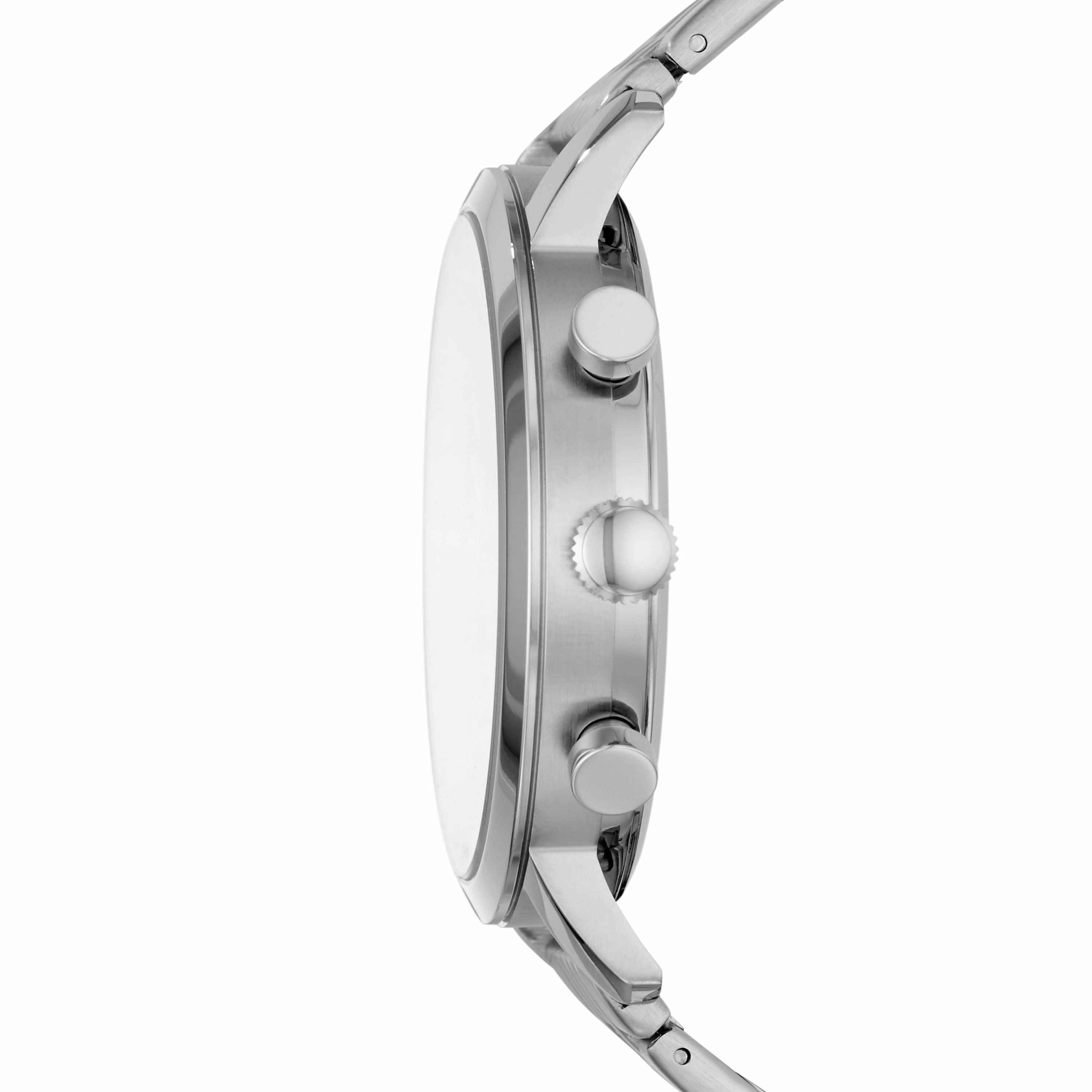 Fossil Men's 44mm Luther Chronograph, Stainless Steel Watch