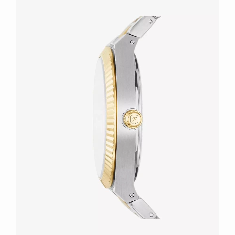 Fossil Scarlette Date Display Two-Tone Stainless Steel Women's Watch ES5259P