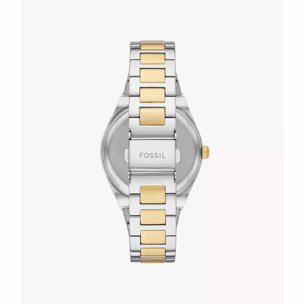 Fossil Scarlette Date Display Two-Tone Stainless Steel Women's Watch ES5259P