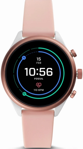 Fossil Watch Sport Smartwatch Blush Silicone D