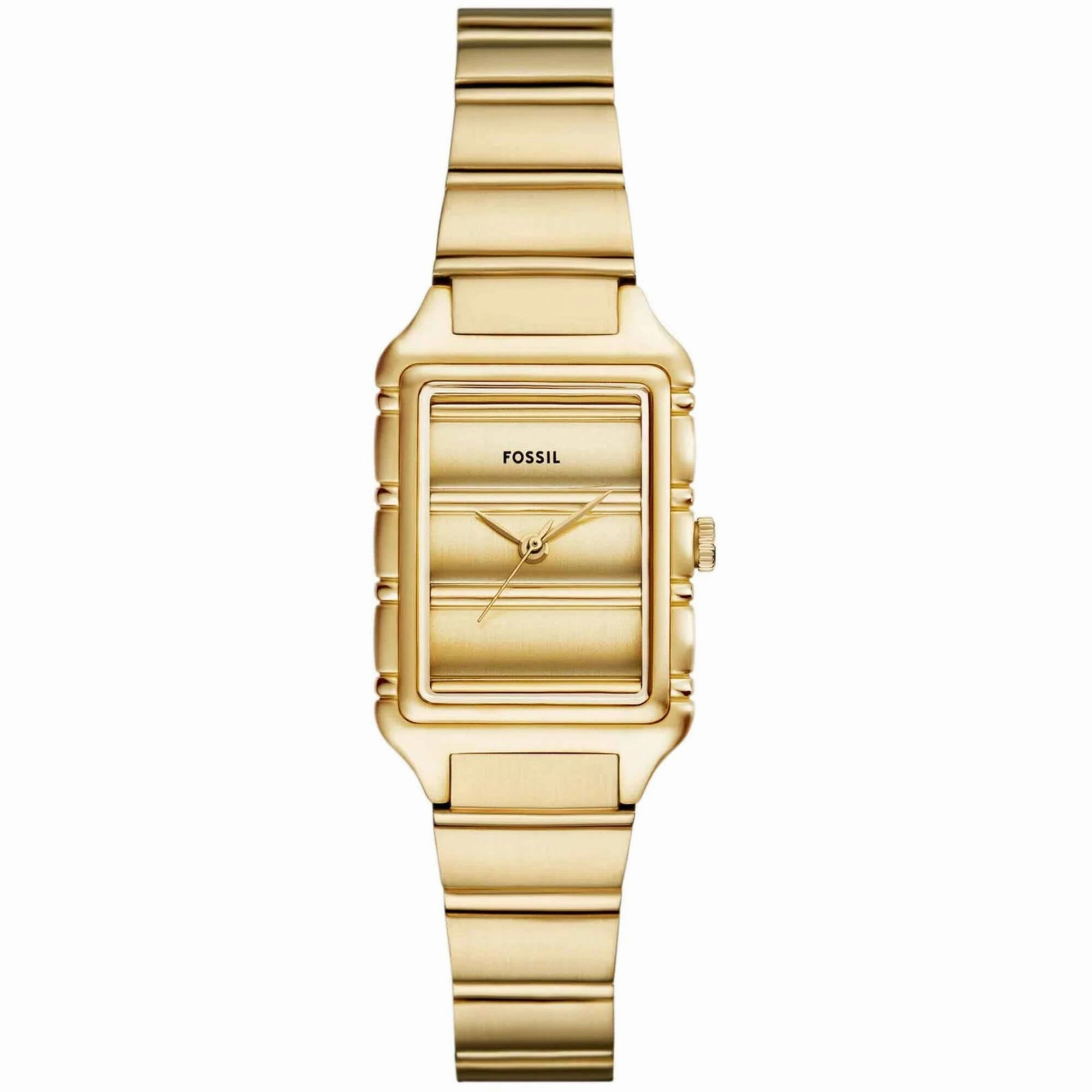 Fossil Women's Watch - Raquel Quartz Gold Tone Dial Yellow Gold Bracelet | ES5389