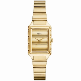 Fossil Women's Watch - Raquel Quartz Gold Tone Dial Yellow Gold Bracelet | ES5389