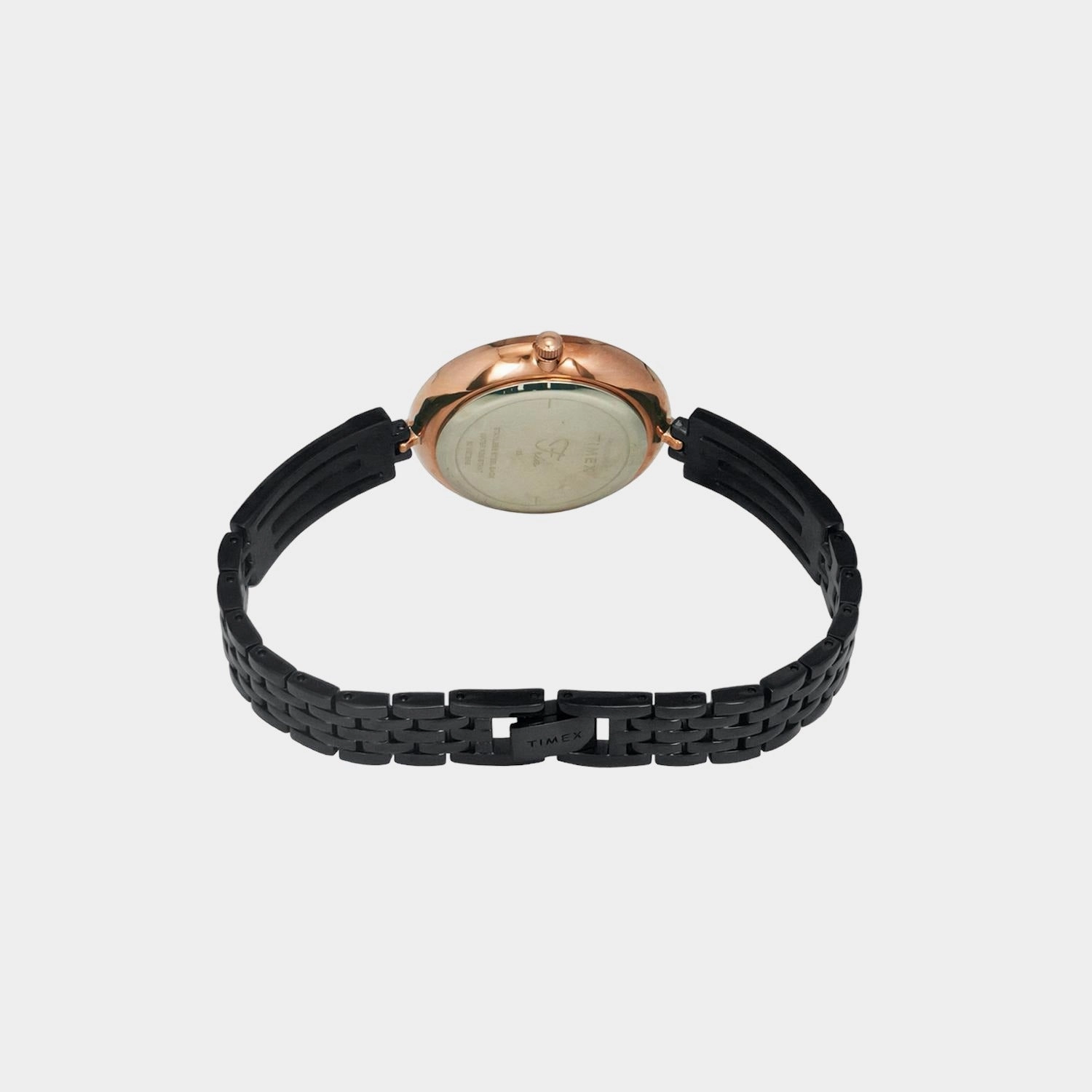 Fria Women Black Analog Stainless Steel Watch TWEL16201