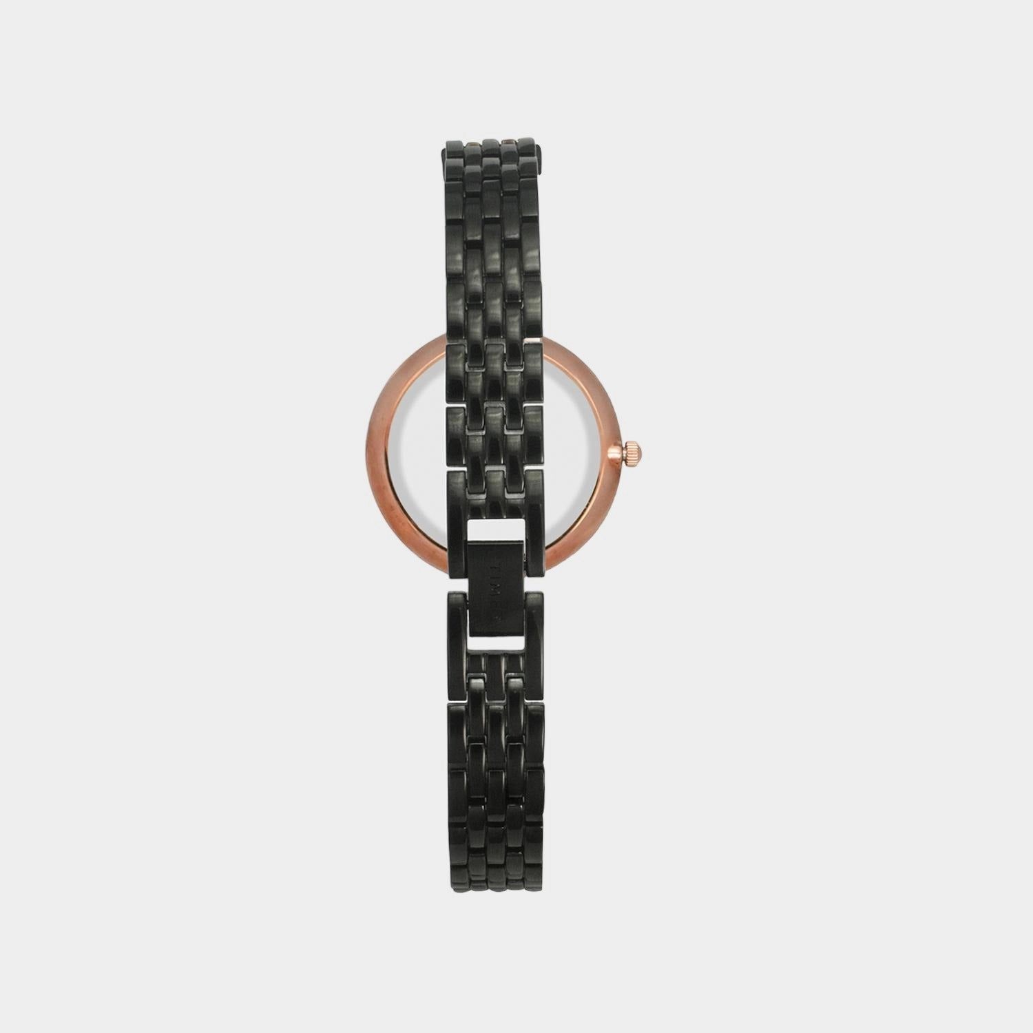 Fria Women Black Analog Stainless Steel Watch TWEL16201
