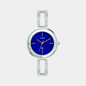 Fria Women Blue Analog Stainless Steel Watch TWEL13500
