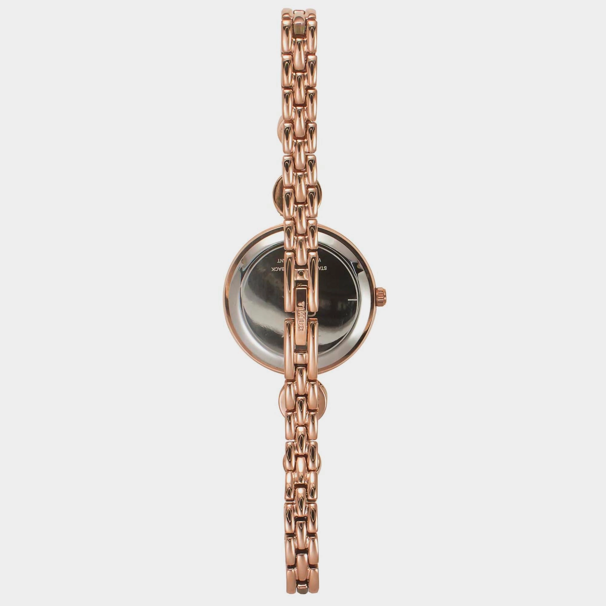 Fria Women's Mother Of Pearl Analog Brass Watch TWEL18201