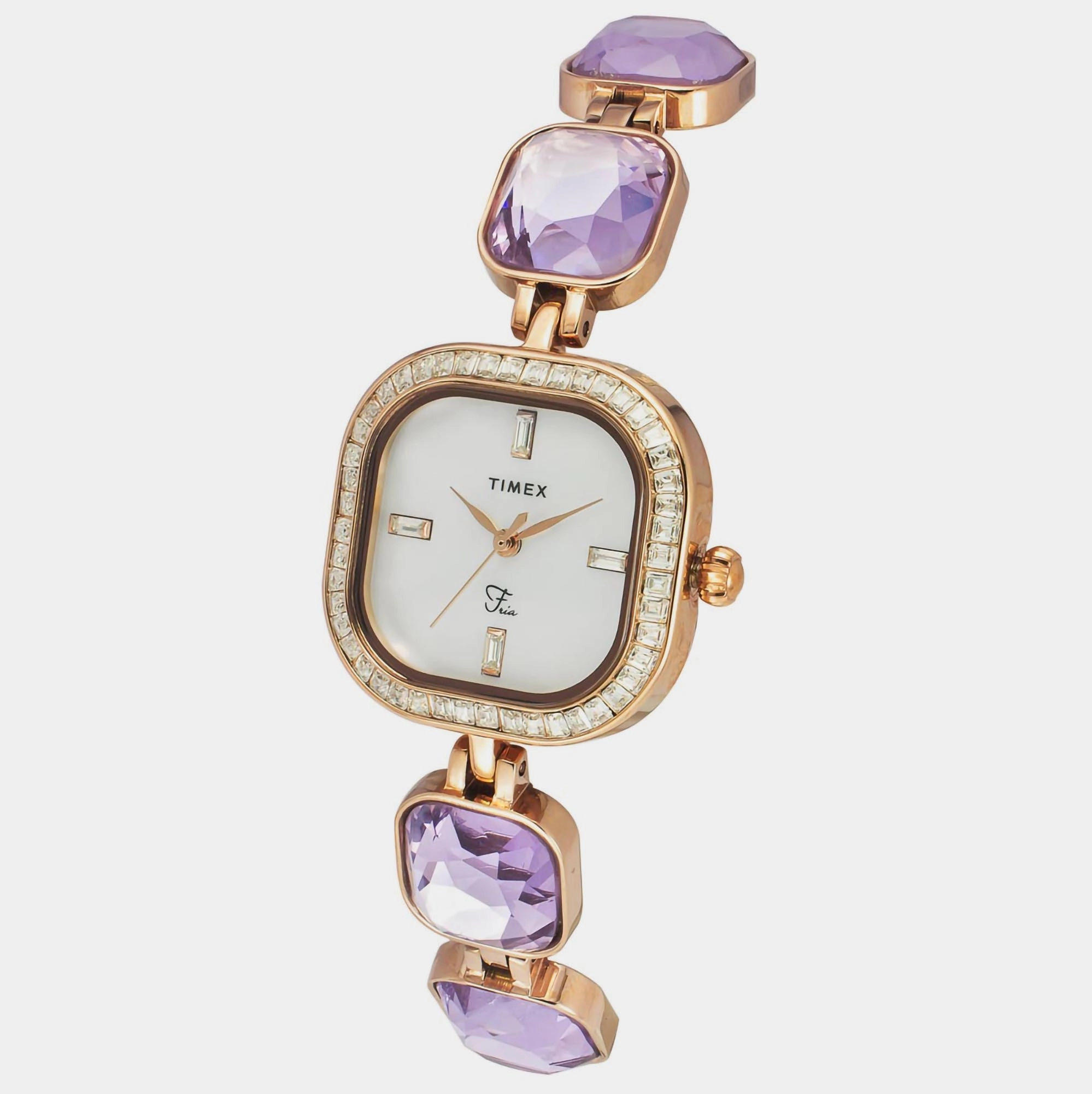 Fria Women's Mother Of Pearl Analog Stainless Steel Watch TWEL17104