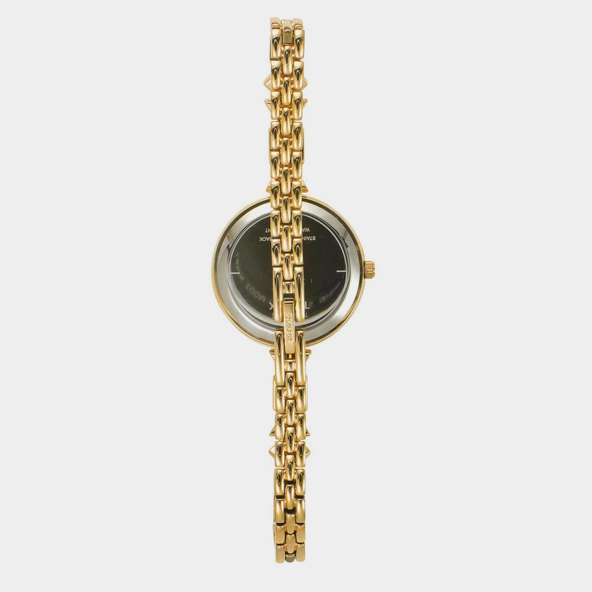 Fria Women's White Analog Brass Watch TWEL18301
