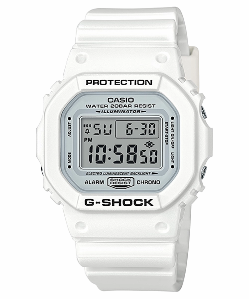 G-Shock 5600 Series All White Men's Watch DW5600MW-7D