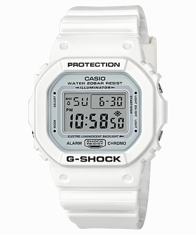 G-Shock 5600 Series All White Men's Watch DW5600MW-7D