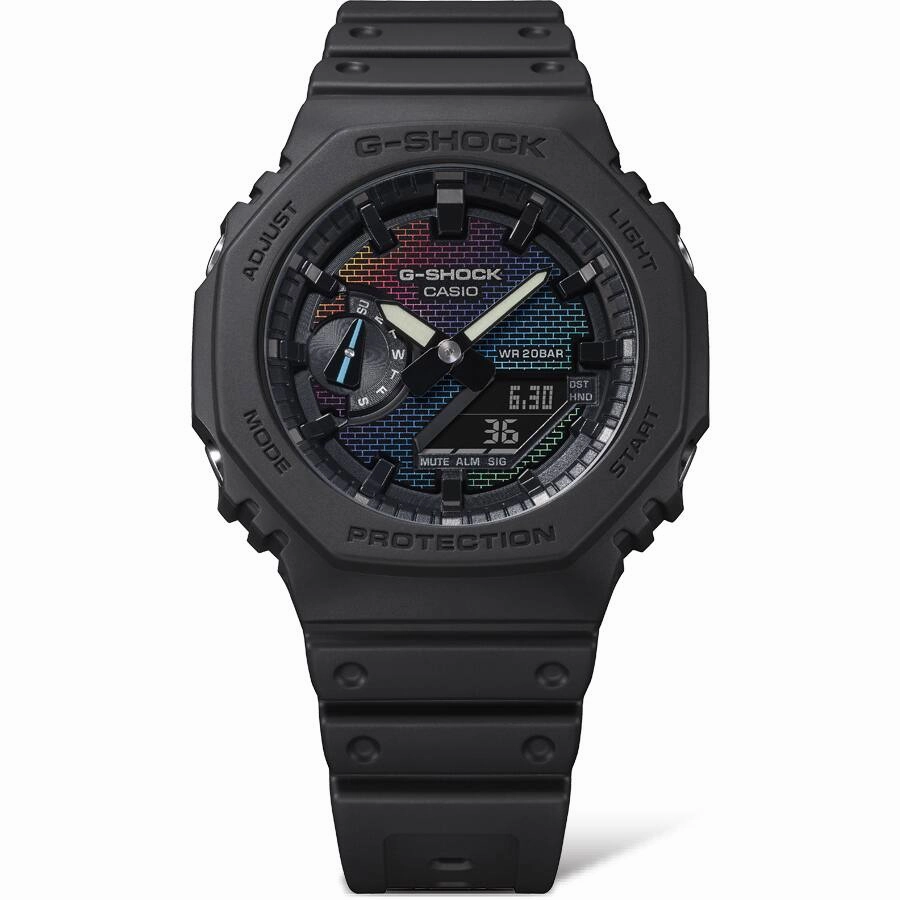 G-Shock Analog Digital Black Resin Band Watch GA2100RW-1A