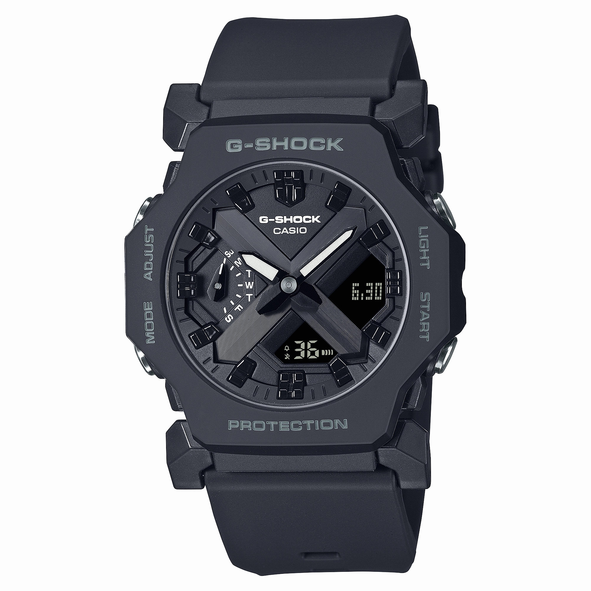 G-Shock Analog Digital Black Resin Band Watch GA2300-1A