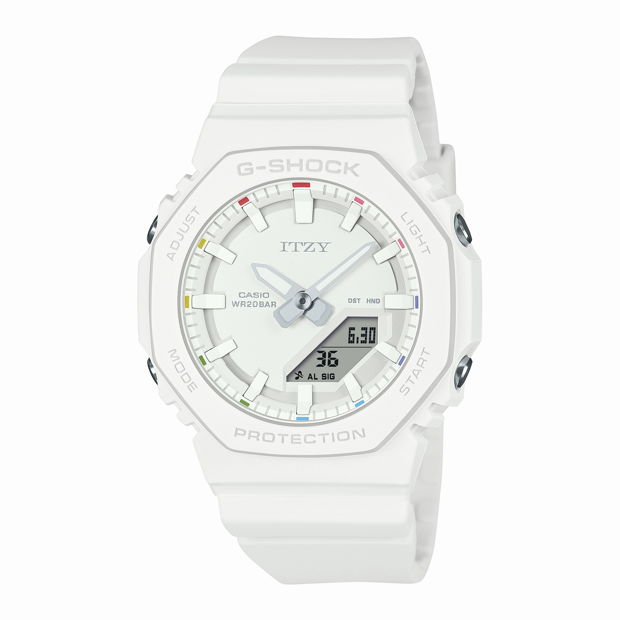 G-Shock Analog Digital Itzy Collaboration White Resin Band GMAP2100IT-7A