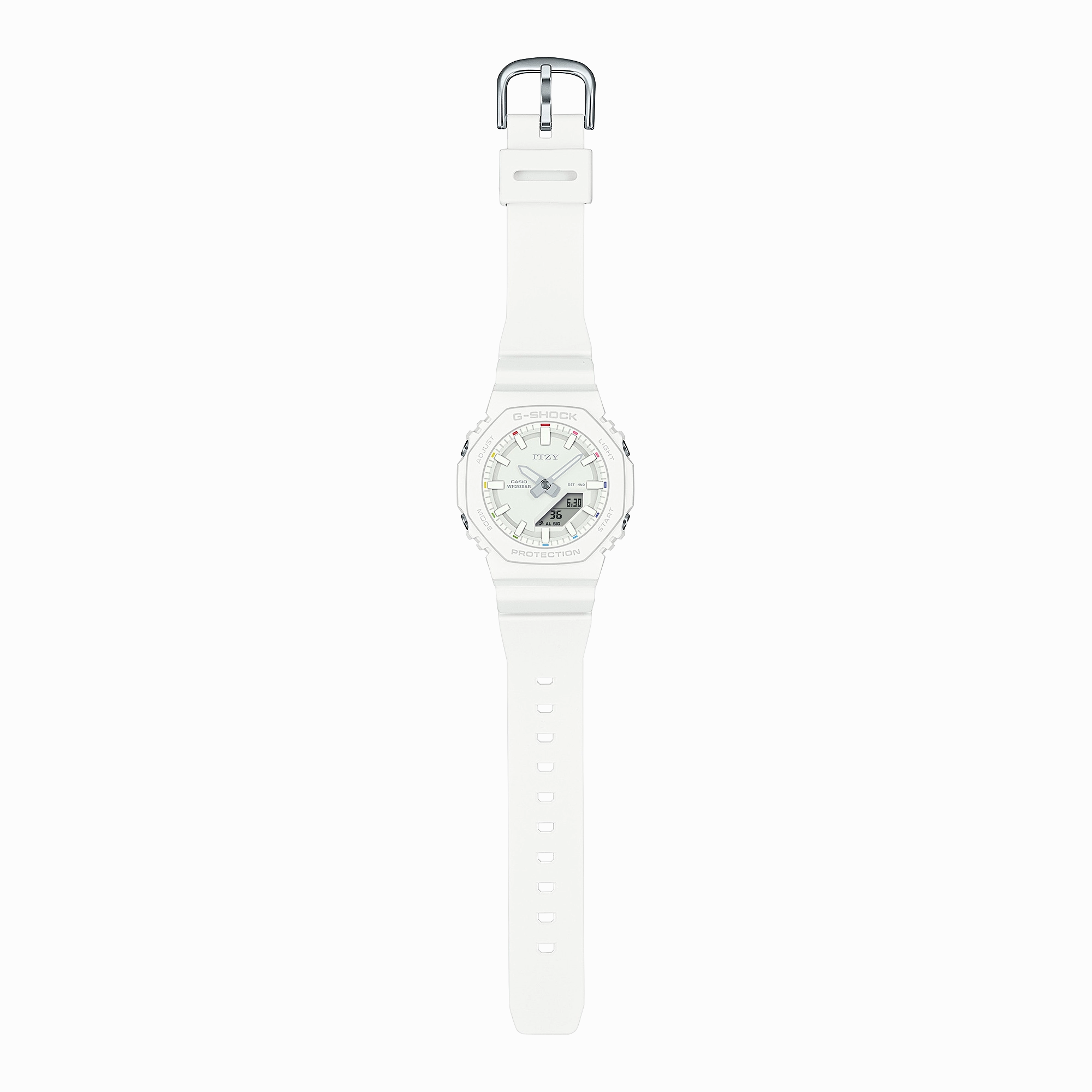 G-Shock Analog Digital Itzy Collaboration White Resin Band GMAP2100IT-7A
