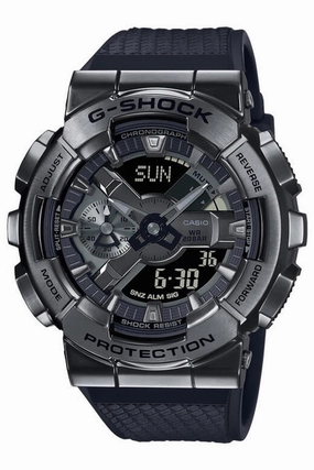 G-Shock Black on Black Metal GM110BB-1A