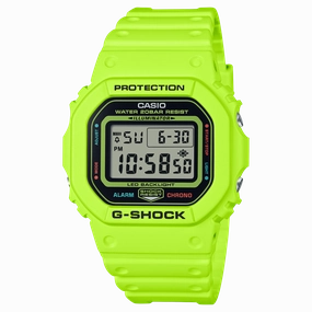 G-Shock Digital  Yellow Resin Band Watch DW5600EP-9D