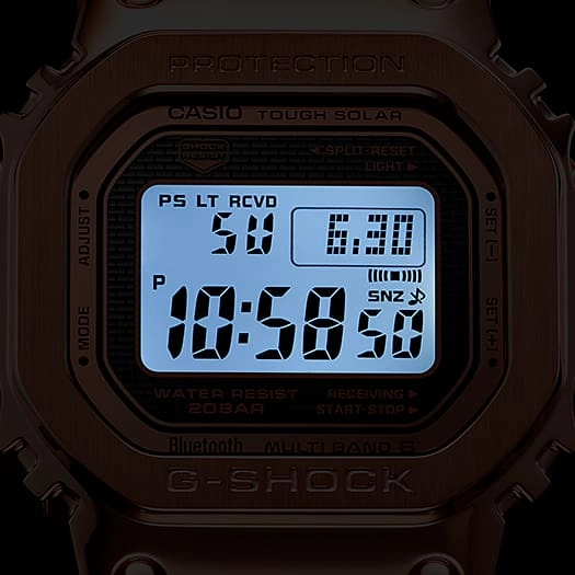 G-Shock DW5600 Series Rose Gold All-Metal Masterpiece GMWB5000GD-4D