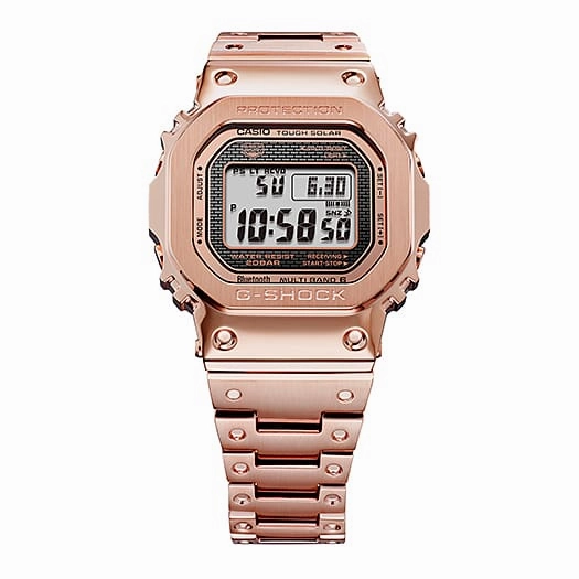 G-Shock DW5600 Series Rose Gold All-Metal Masterpiece GMWB5000GD-4D