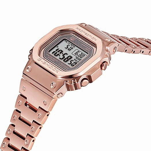 G-Shock DW5600 Series Rose Gold All-Metal Masterpiece GMWB5000GD-4D