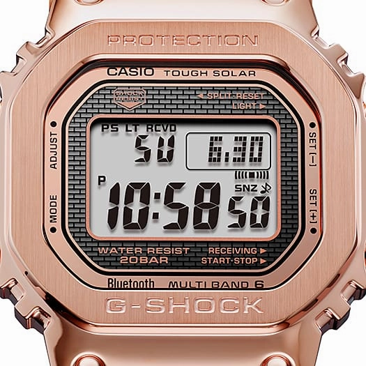 G-Shock DW5600 Series Rose Gold All-Metal Masterpiece GMWB5000GD-4D