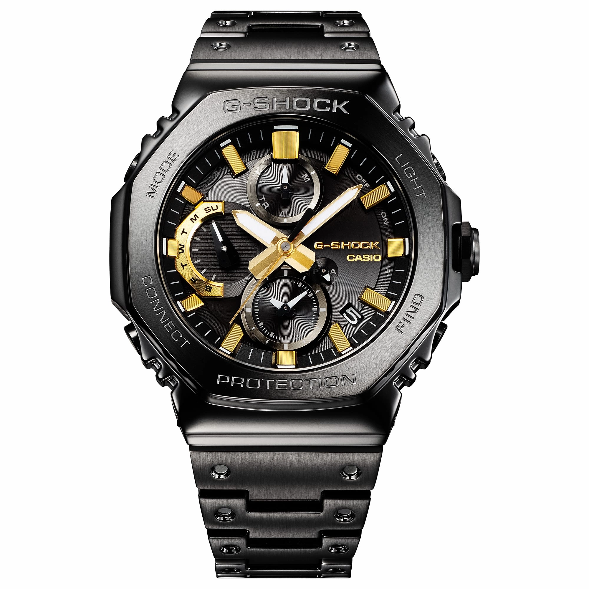 G-Shock Full Metal Black Dial Black Resin Band Watch GMCB2100ZE-1A