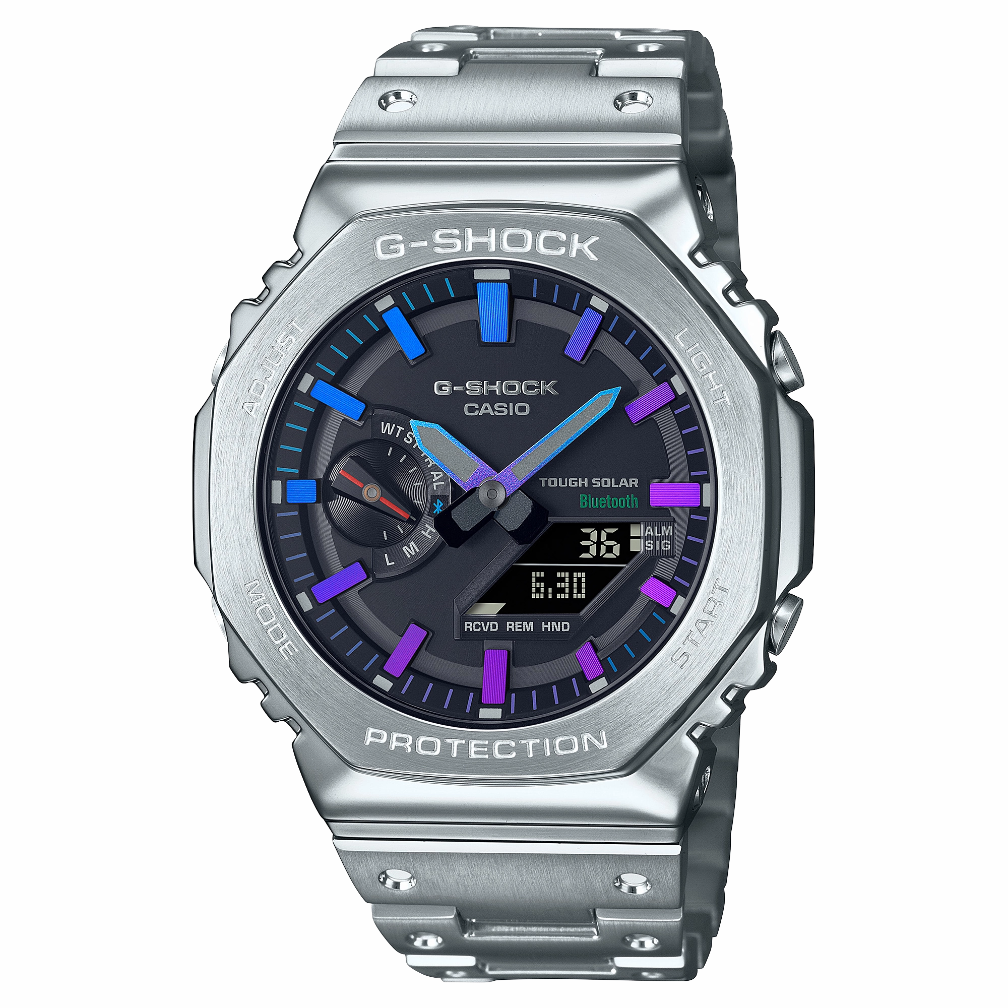 G-Shock Full Metal DUO Polychromatic Black Dial Watch GMB2100PC-1A