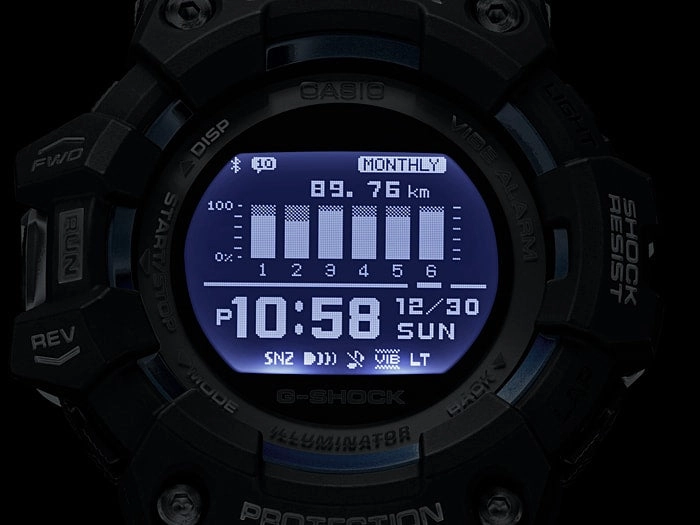 G-Shock G-Squad Distance Data Watch GBD100-1A7