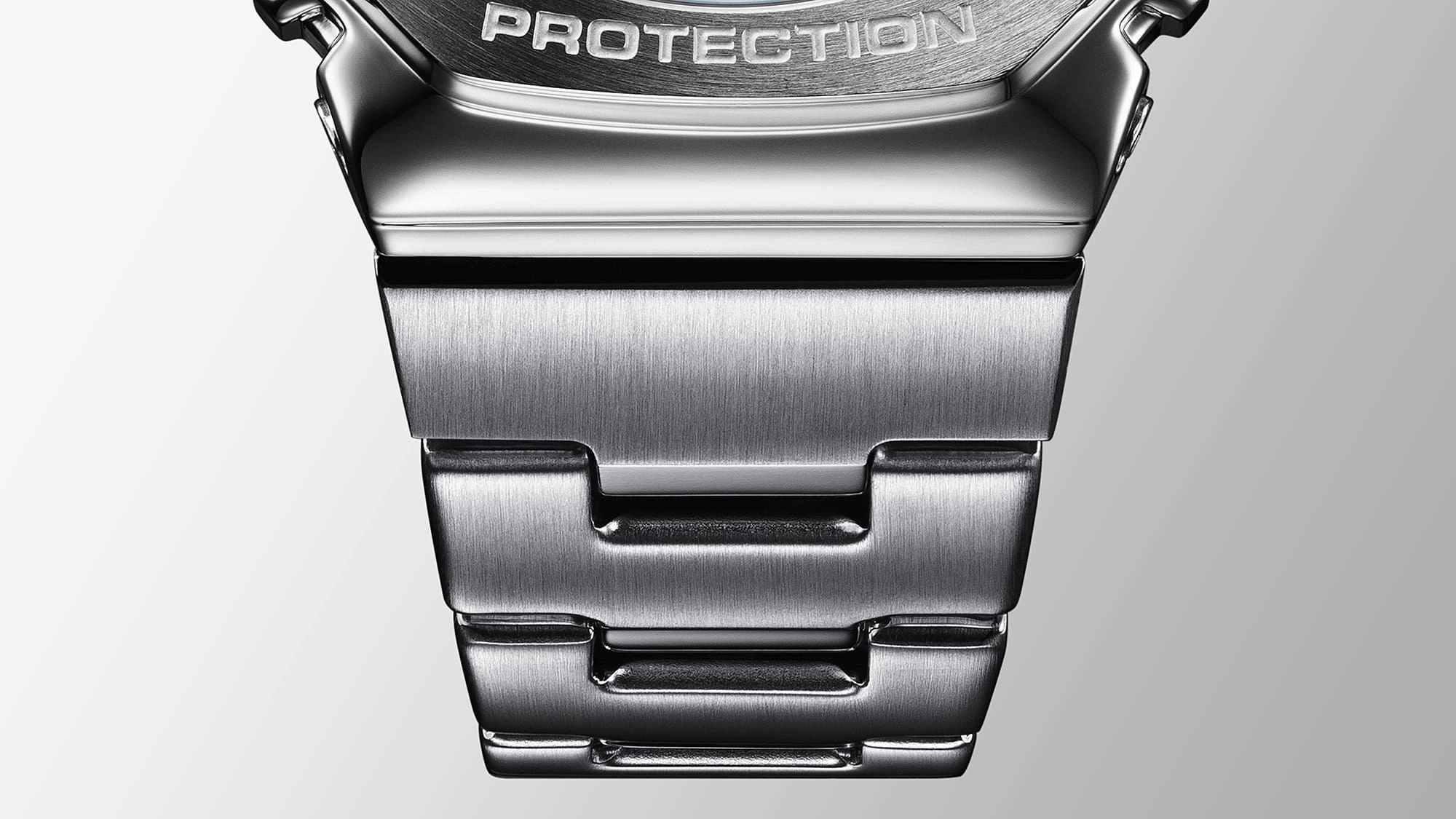 G-Shock G-Steel 2100 Series Blue Dial Stainless Steel Watch GM2110D-2A