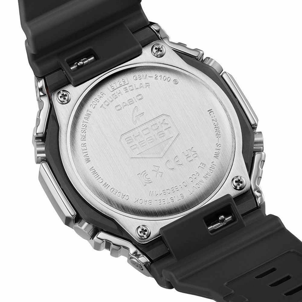 G-Shock GBM2100A-1A3 Metal Covered Bluetooth 'CasiOak'