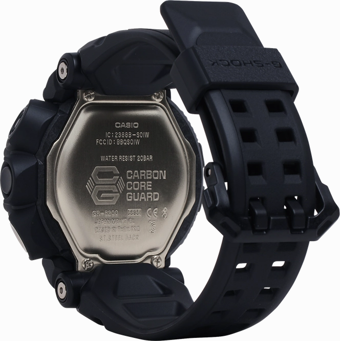 G-Shock Gravitymaster All Black Quad Sensor Bluetooth GRB200-1B