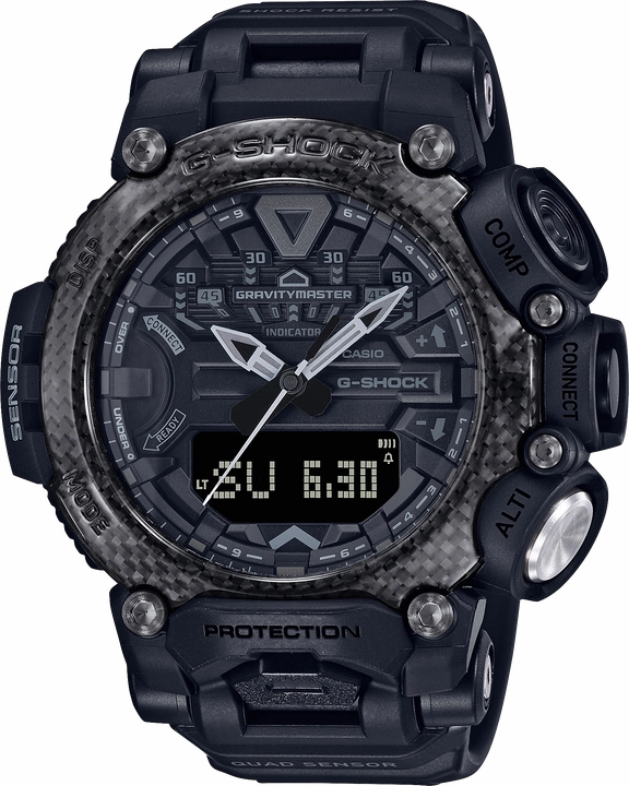 G-Shock Gravitymaster All Black Quad Sensor Bluetooth GRB200-1B
